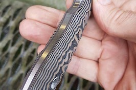 Stainthorp Knives Modified Evo model in CPM S30V and black/tan G10